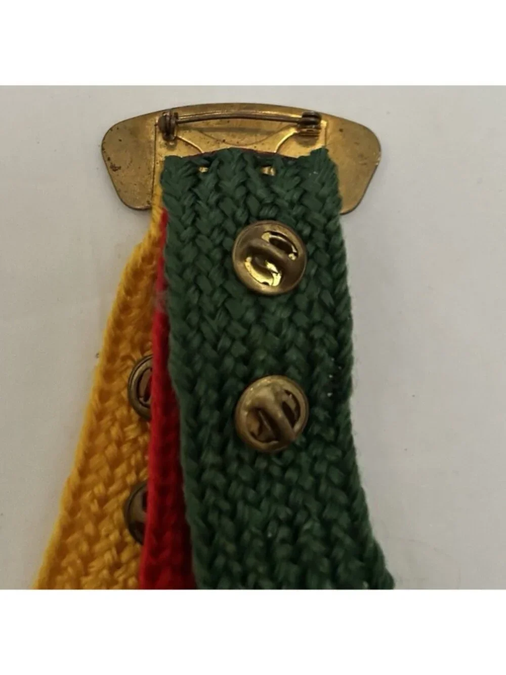 Vintage Webelos BSA Cub Scout Tricolor Ribbon 10 Activity Pins Collectible